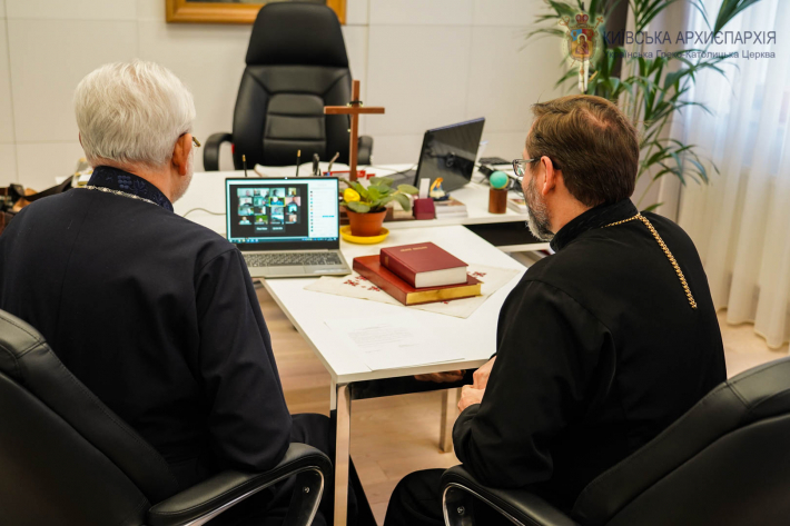 Блаженніший Святослав провів онлайн-конференцію з духовенством Київської архиєпархії