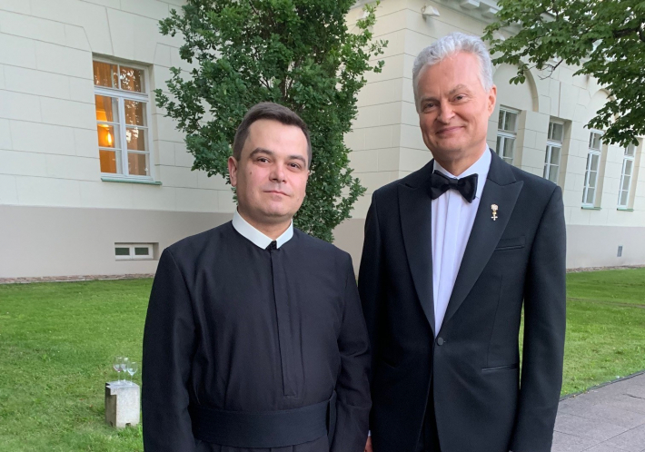 Священник УГКЦ відвідав урочисті заходи з нагоди інавгурації новообраного Президента Литовської Республіки Гітанаса Наусєди