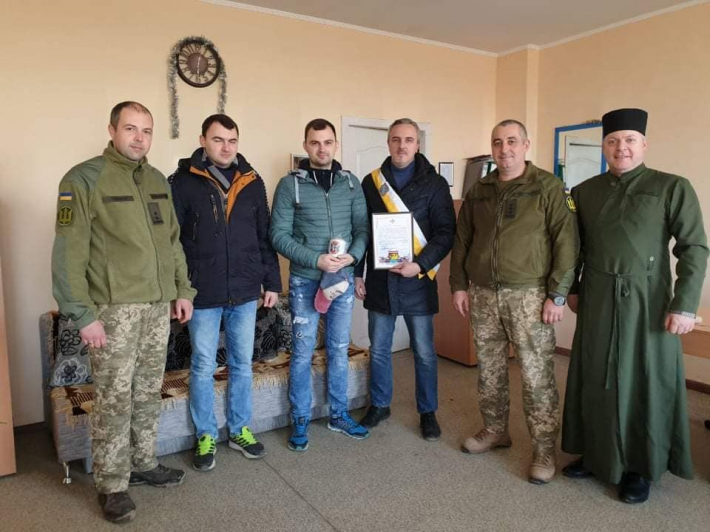 Лицарі Колумба міста Одеси відвідали полк морської піхоти ВМС Збройних сил України