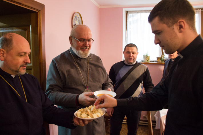Працівники Стрийського єпархіального управління взяли участь у традиційному подячному молебні