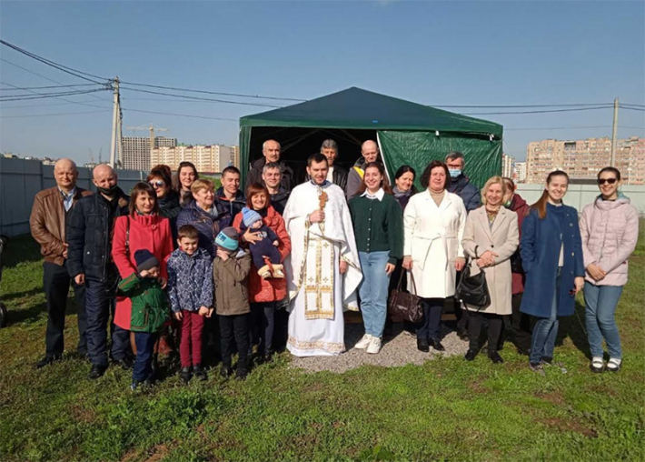 В Одесі на новоосвяченому місці відслужили першу Божественну Літургію