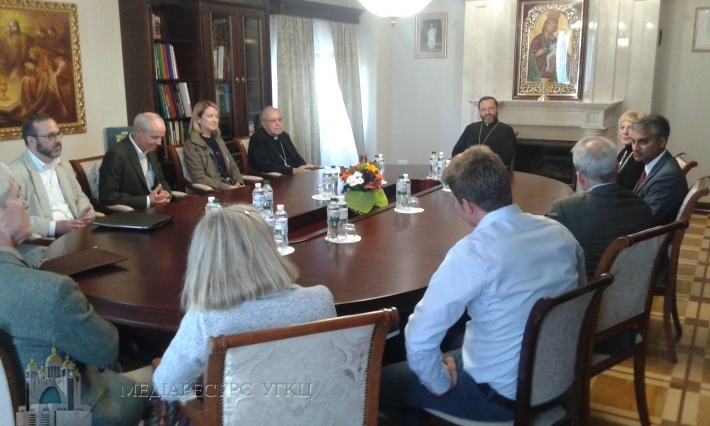 Глава УГКЦ зустрівся із представниками Католицької служби допомоги