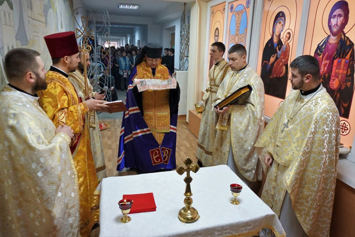В Українській академії друкарства освятили оновлену каплицю Святих Кирила і Методія