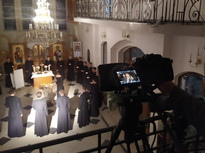 У Дрогобицькій духовній семінарії презентували перший відеокліп за репертуаром хору «Оранта»