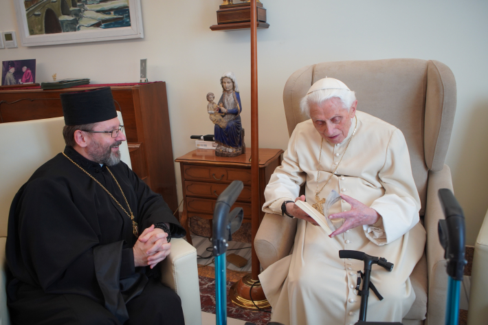 “Я щоденно молюся за Україну”, - папа Бенедикт XVI зустрівся з Блаженнішим Святославом