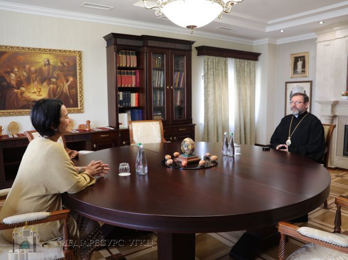 Глава УГКЦ обговорив з послом Іспанії в Україні російський маніфест геноциду українського народу