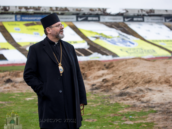 Блаженніший Святослав у Чернігові, 20 квітня 2022 року, фото: УГКЦ / Олександр Савранський