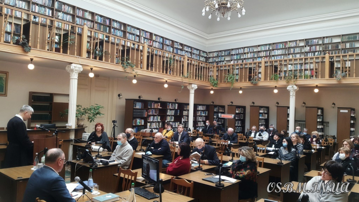 Отці василіани розповіли про долю василіанських бібліотек за радянської влади на Міжнародній конференції в бібліотеці імені Василя Стефаника