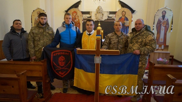 Українські воїни відвідали Вільнюський храм отців василіан