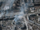 В Маріуполі пошкоджено близько 90% будівель, супутникове фото: Maxar