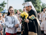 Зустріч Глави УГКЦ в Галичі напередодні освячення храму, 31 липня 2021 року, фото: Дмитро Дем
